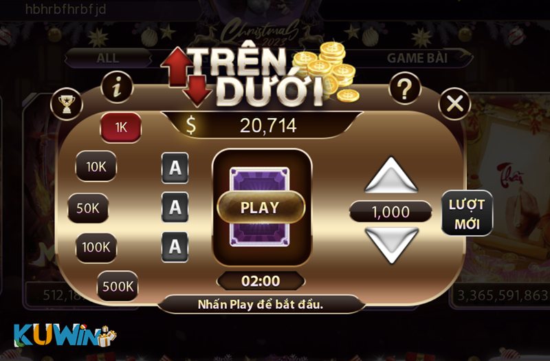 Nạp Tiền Kuwin2 - Tài khoản đã đăng ký và xác thực đầy đủ