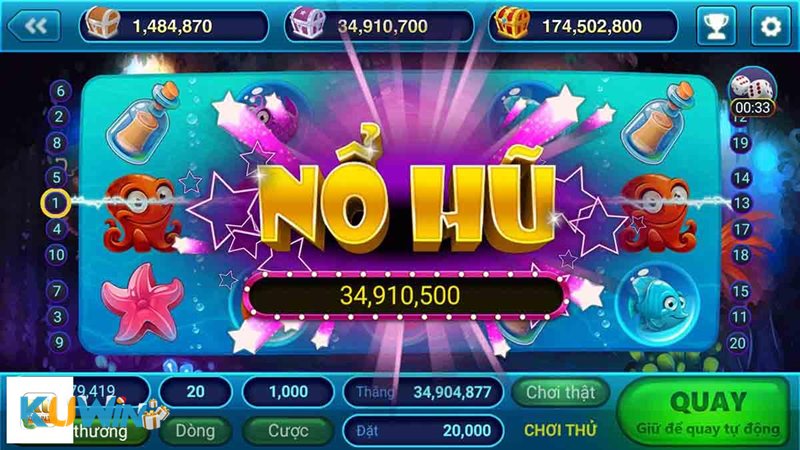 Nổ hũ Kuwin2 - Luân phiên mức cược và canh nhịp quay